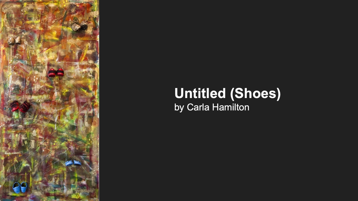 Minnesota Black Fine Art Virtual Show Slide 25- Untitled (Shoes) by Carla Hamilton